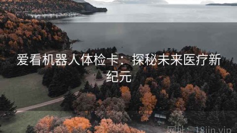 爱看机器人体检卡：探秘未来医疗新纪元
