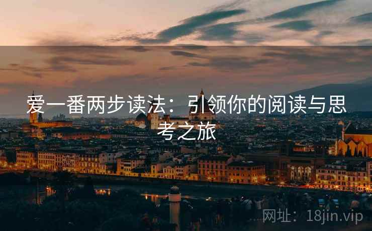 爱一番两步读法：引领你的阅读与思考之旅