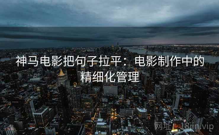 神马电影把句子拉平：电影制作中的精细化管理
